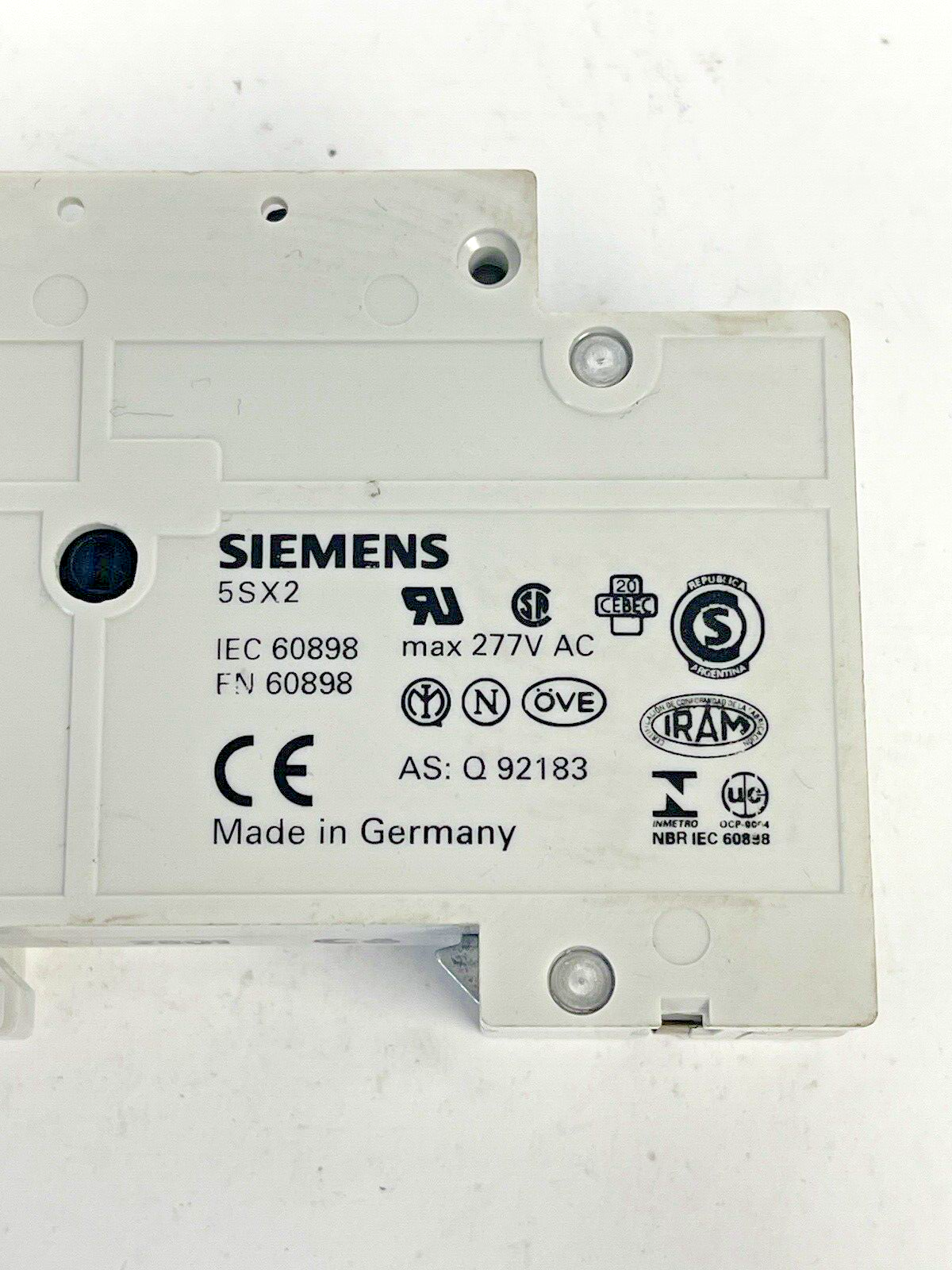 SIEMENS *LOT OF 2*- 5SX21 & 5SX9100 - CIRCUIT BREAKERS & AUXILIARY CONTACTS