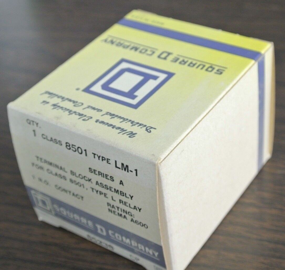 SQUARE D CLASS 8501, TYPE LM-1 - TERMINAL BLOCK ASSEMBLY - NEW SURPLUS