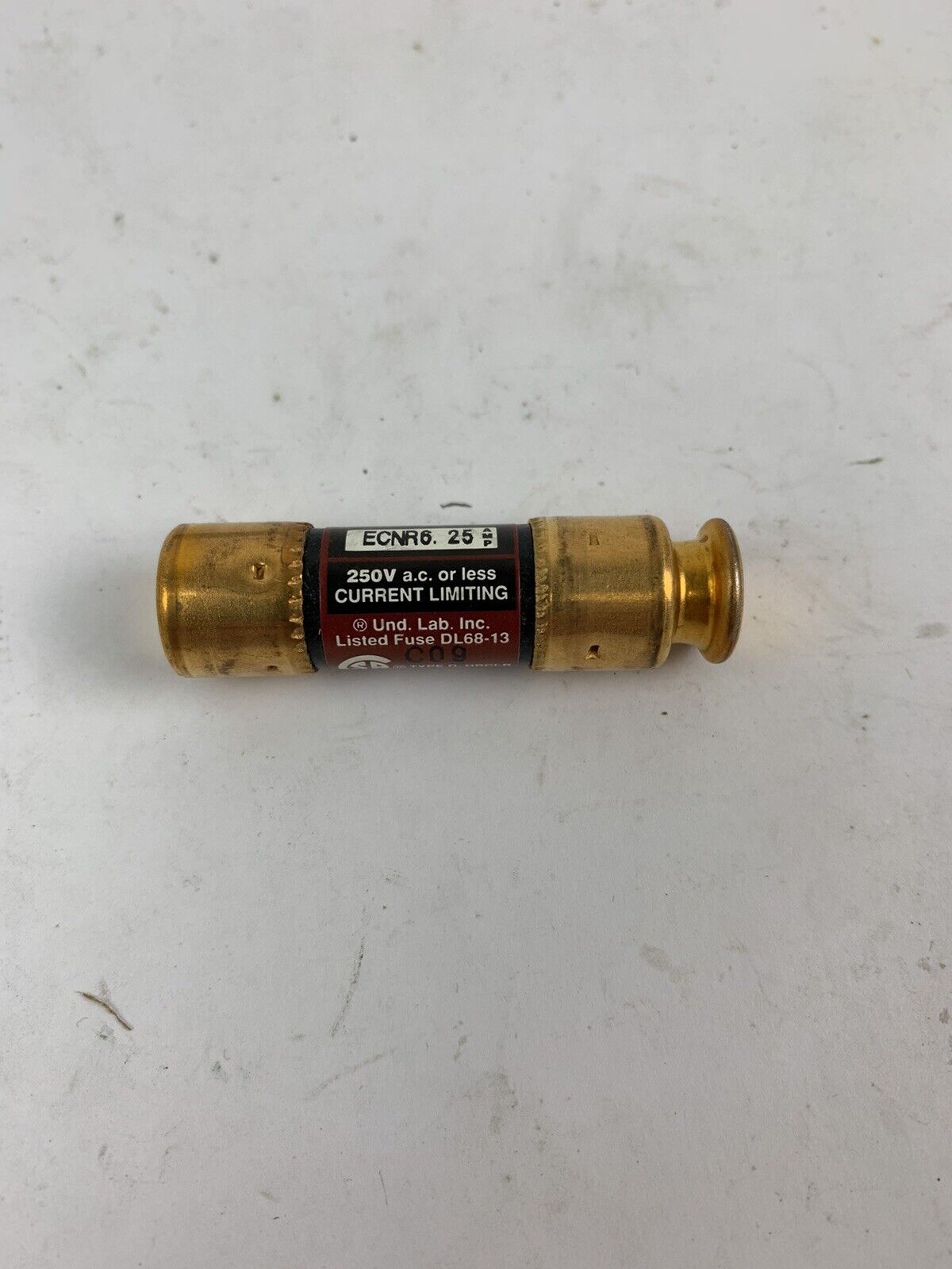 Edison Bullet ECNR6.25 6.25A 250V Fuse "Lot of 10"