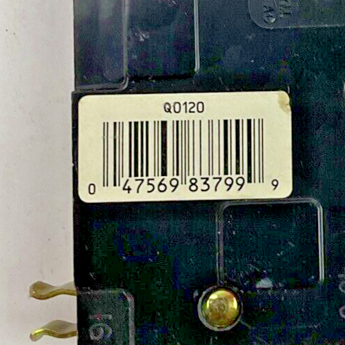 SQUARE D QO12010CP CIRCUIT BREAKER 1POLE 20A 120/240VAC 50/60HZ***LOTOF10***