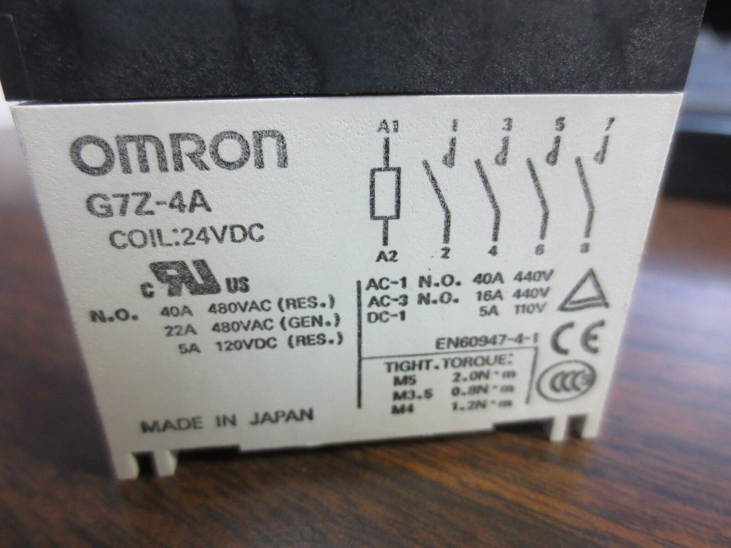 OMRON G7Z-4A - POWER RELAY - NO SCREWS