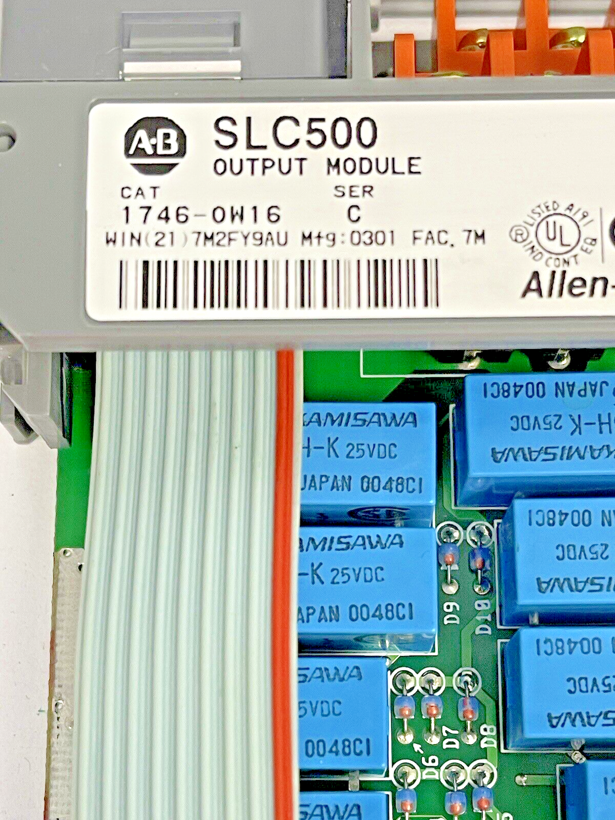 ALLEN BRADLEY - 1746-OW16 SER. C - SLC 500 ANALOG OUTPUT MODULE