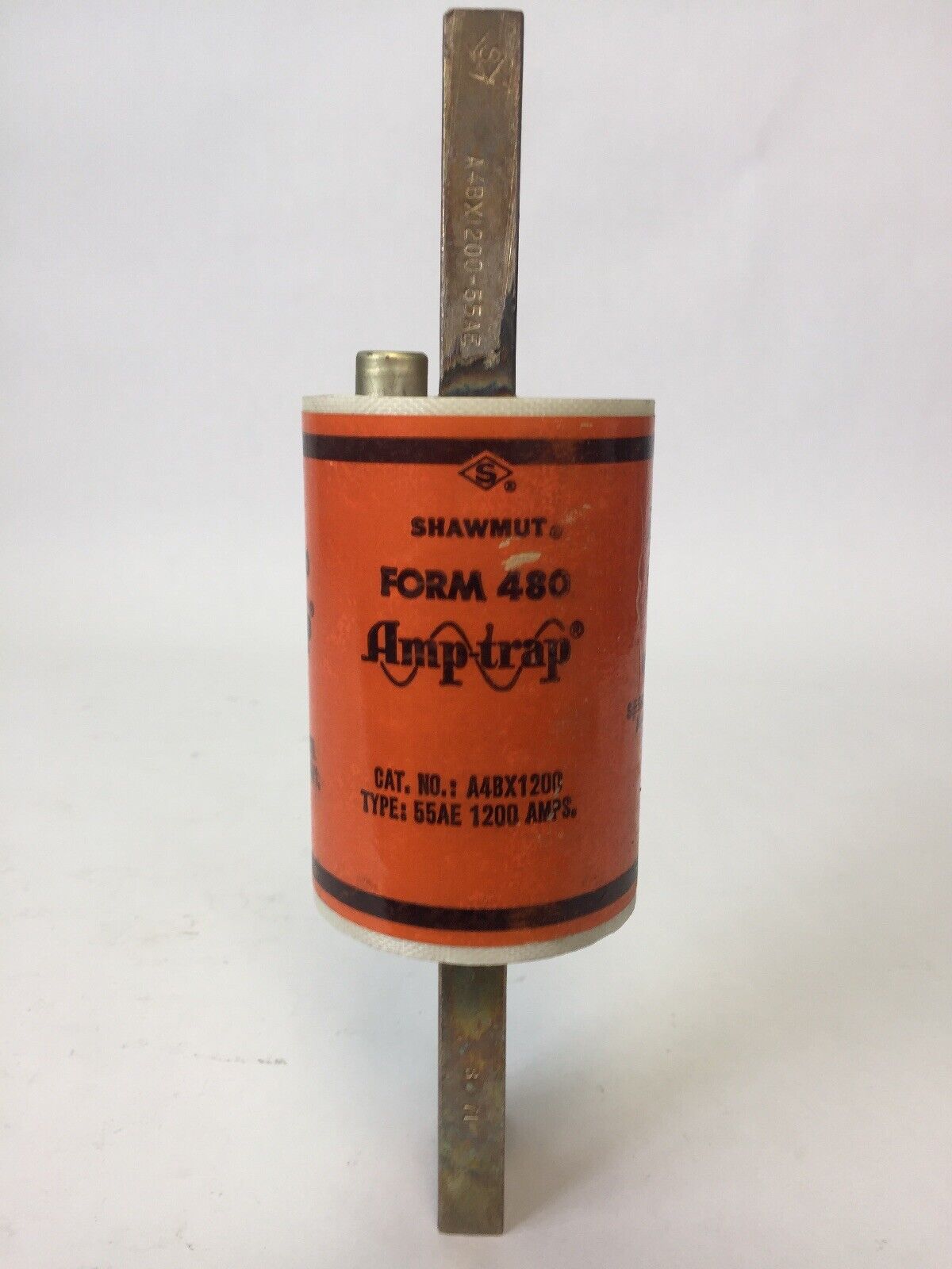 SHAWMUT AMPTRAP A4BX1200 CURRENT LIMITING FUSE 1200AMP 600VAC TYPE 55AE FORM 480