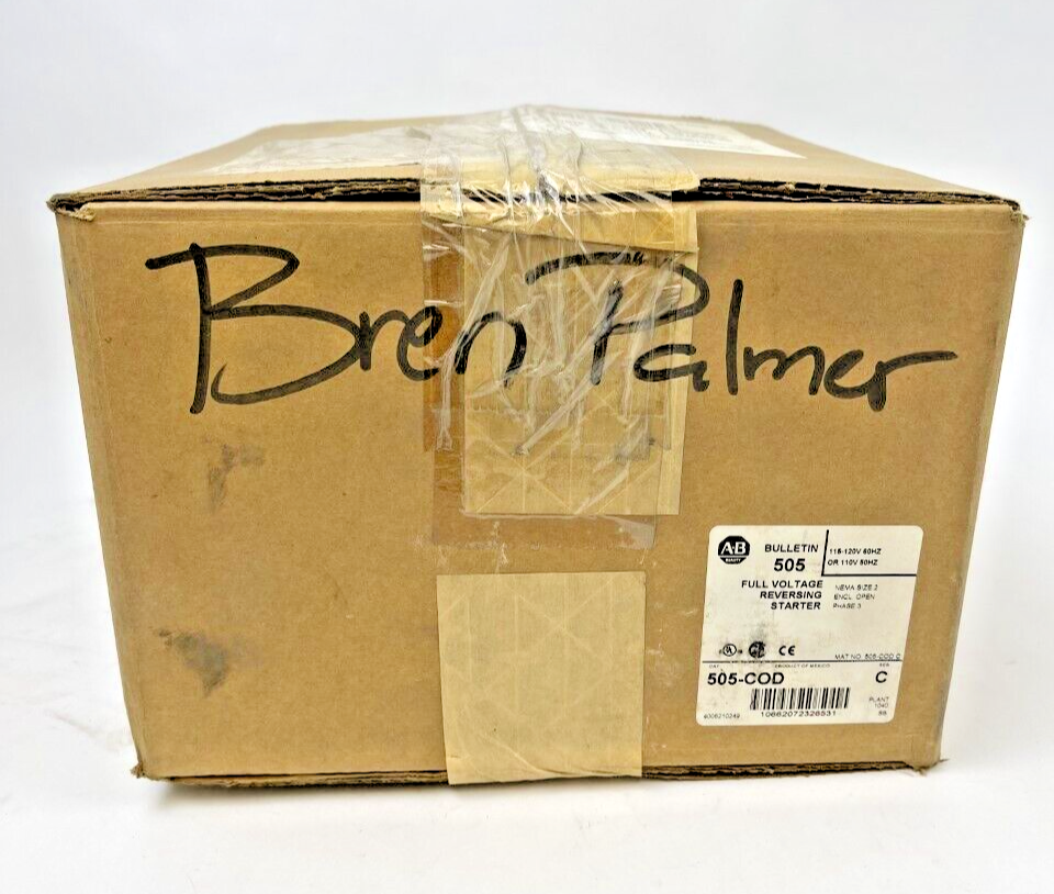 ALLEN BRADLEY - 505-COD-C - REVERSING STARTER - NEMA SIZE 2 - 45 AMP 600V AC