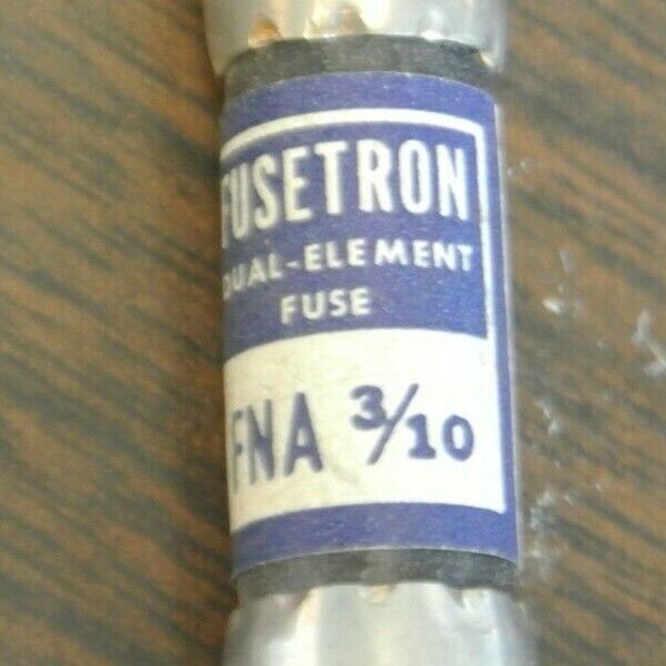 LOT of 9 / BUSS FNA-3/10 DUAL-ELEMENT MIDGET FUSE / 3/10A / 250V / NEW SURPLUS