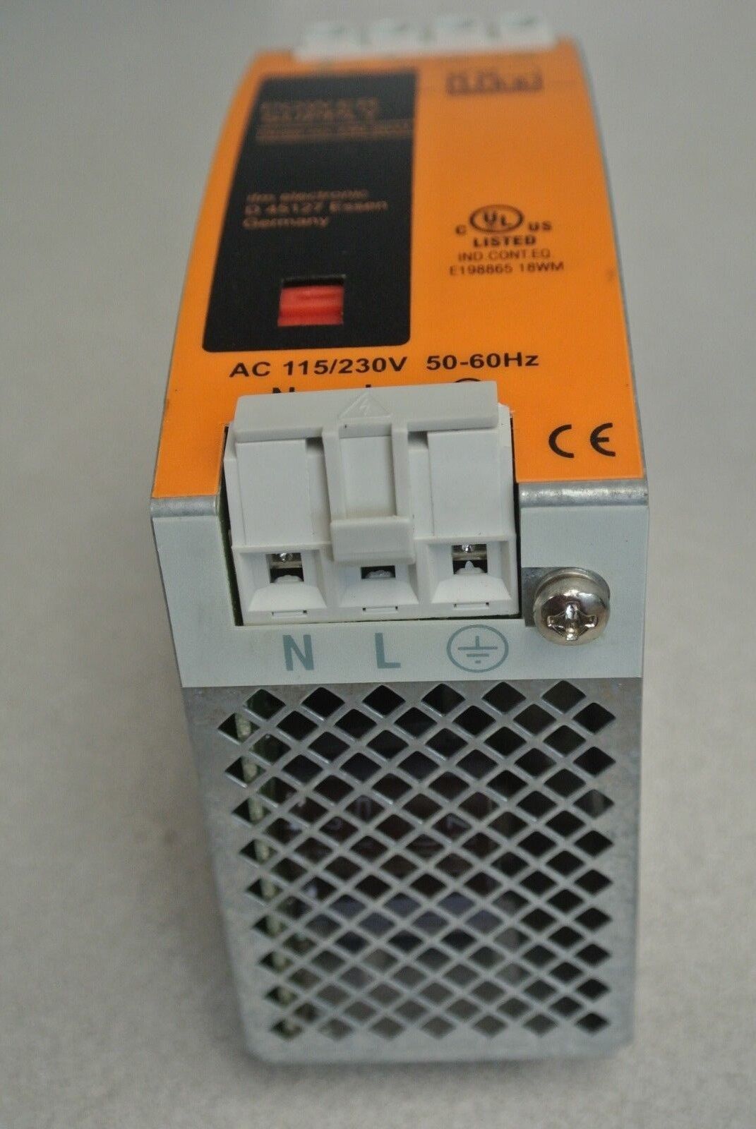 ifm SL2.502 POWER SUPPLY / 24VDC / 2.5A / 115-230VAC, 50-60Hz / IFM DN 2011