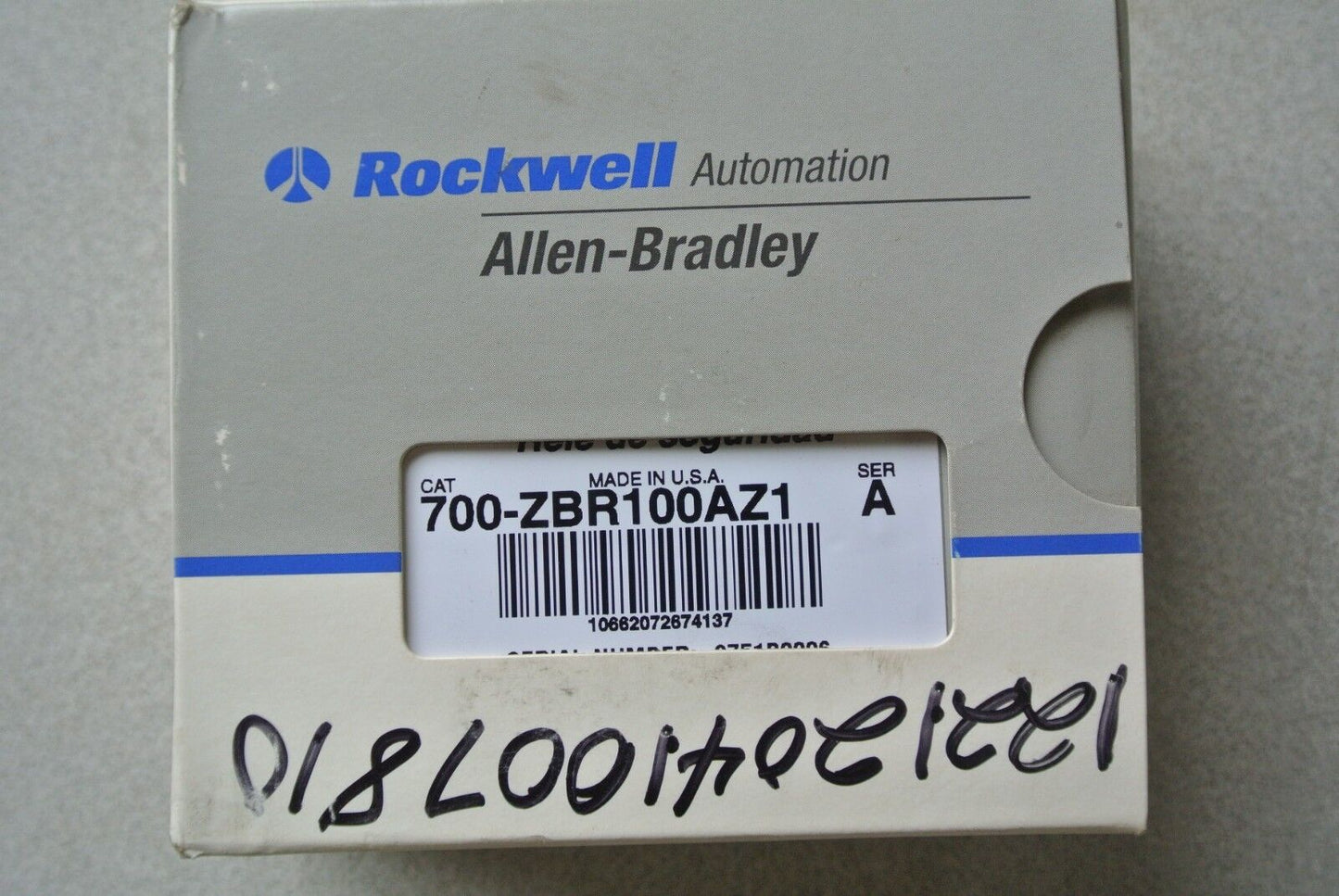 ALLEN-BRADLEY 700-ZBR100AZ1 Ser. A SAFETY RELAY 120V / 24V - NEW SURPLUS