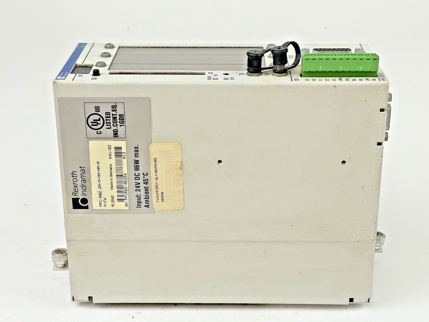 REXROTH INDRAMAT - PPC-R02.2N-N-NN-NN-N-N-FW - SERVO CONTROLLER -24V DC, 96W MAX
