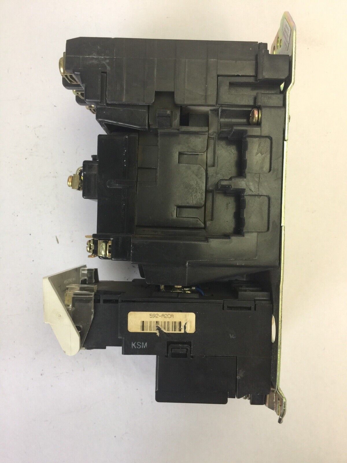 ALLEN BRADLEY 509-B0D-A2C SIZE 1 STARTER SER B 600VAC 27A 10HP 592-A2CA 595-A