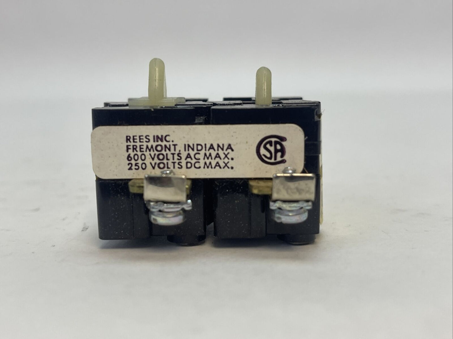 REES 40703C CONTACT BLOCK 600VAC 250VDC HEAVY DUTY (LOT OF 10) 40709-000