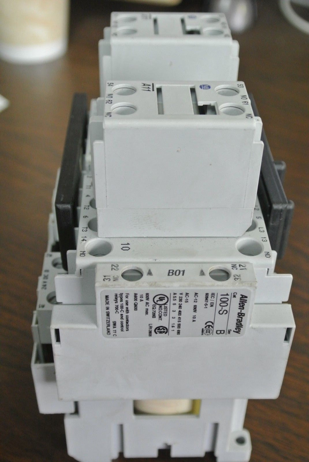 ALLEN-BRADLEY 104-C09UDJ22 REVERSING CONTACTOR incl. 100-FSD250 + 100-F + 100-S