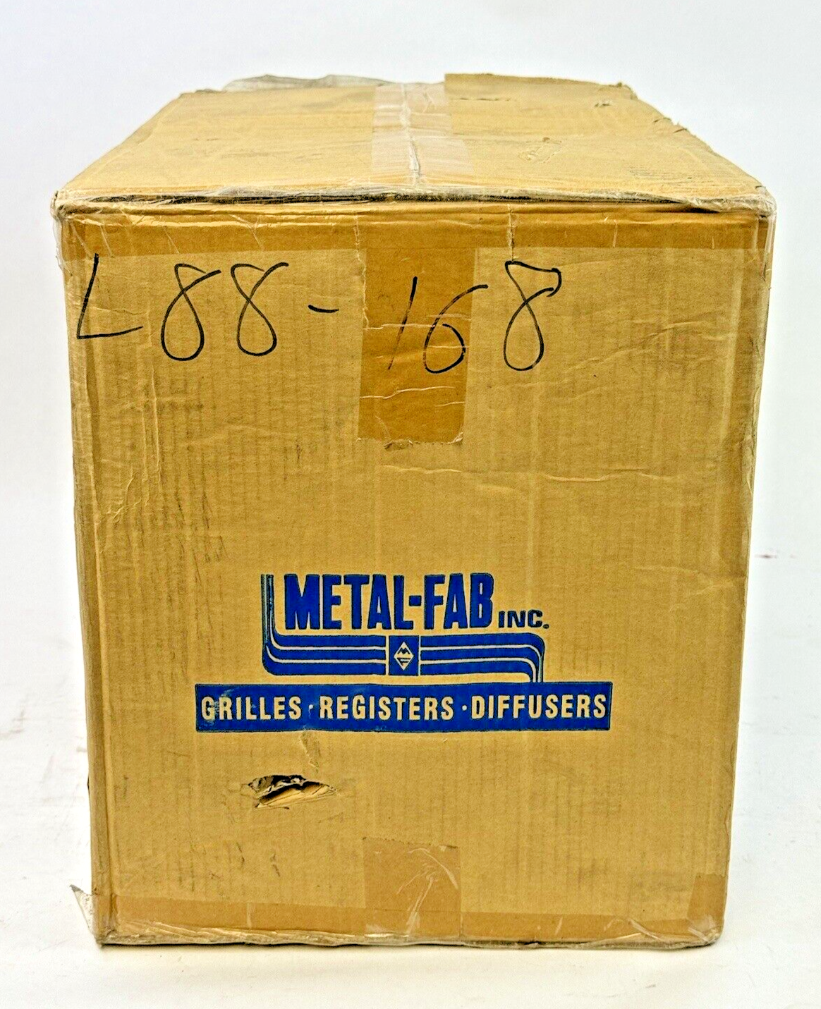 METAL-FAB **BOX OF 20** - MFFR412B - FLOOR REGISTERS - 4" X 12" - NEW IN BOX