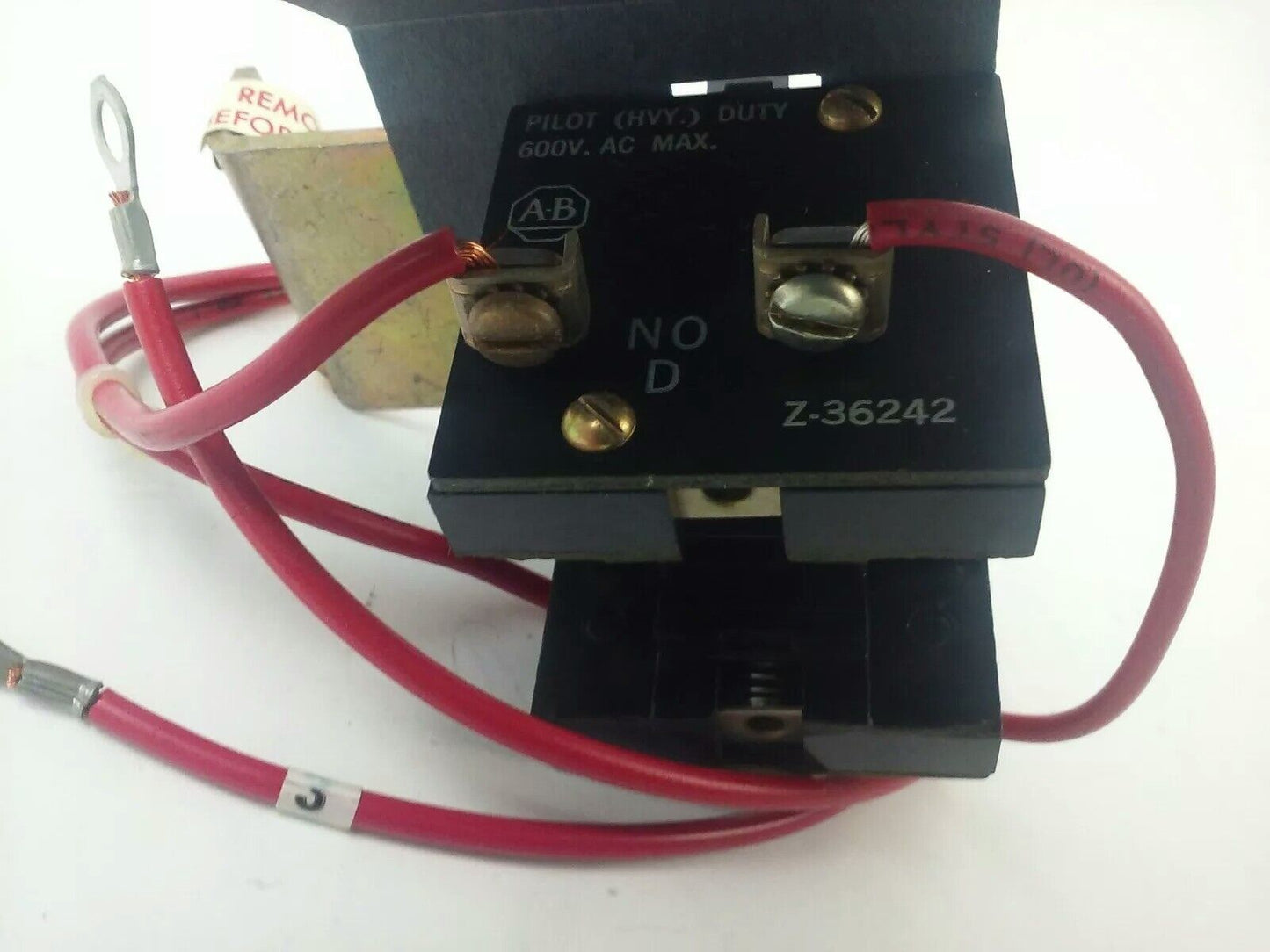 ALLEN BRADLEY 1481-N55 SER.A, 3 POSITION SELECTOR SWITCH, NEMA 7-9 ENCLOSURE