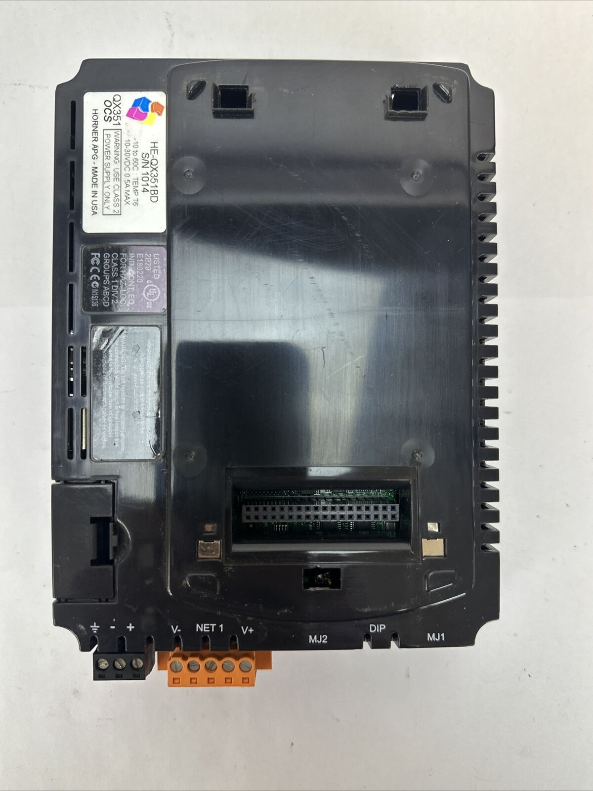 HORNER HE-QX351BD OPERATOR INTERFACE 10-30VDC 0.5A QX351 OCS
