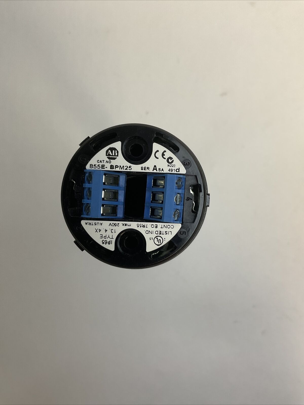 ALLEN BRADLEY 855EE-B24Y3Y5Y4P1 SER A TOWER LIGHT STACK ASSEMBLY 24V
