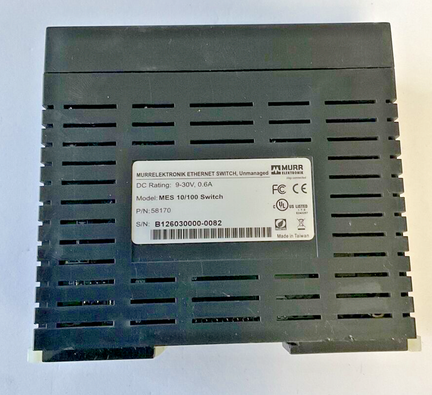 MURR ELEKTRONIK MES 10/100 SWITCH 30V 0.6A