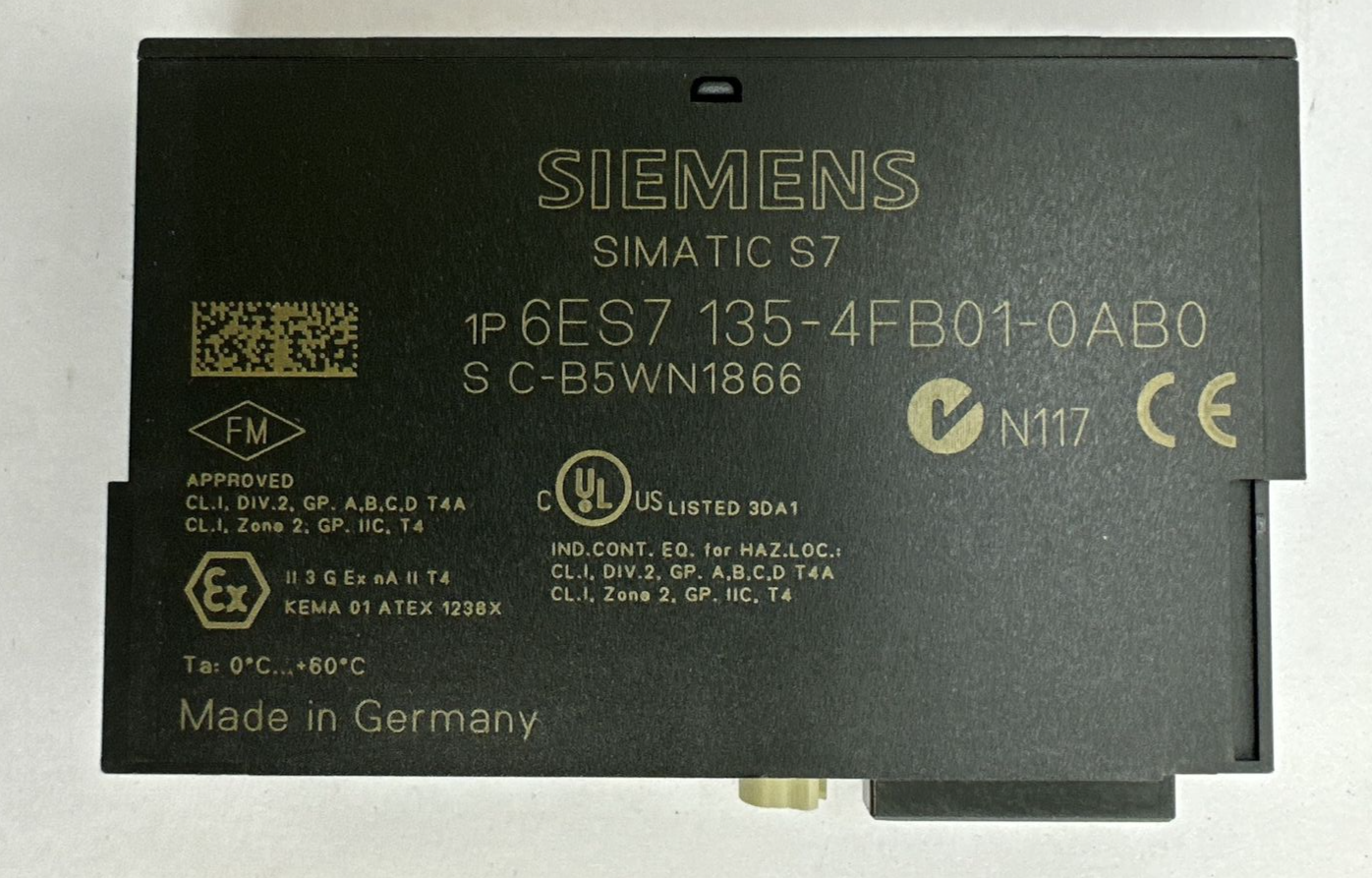 SIEMENS 1P 6ES7 135-4FB01-0AB0 SIMATIC S7 2 AO ST MODULE
