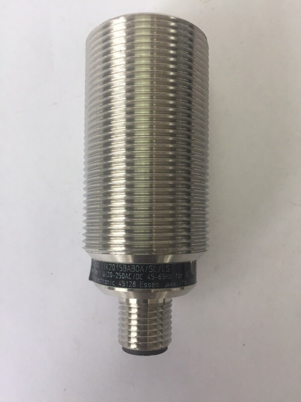 IFM EFECTOR 110340 INDUCTIVE SENSOR IIK2015BABOZ/SL/LS 20-250V AC/DC (LOT OF 2)