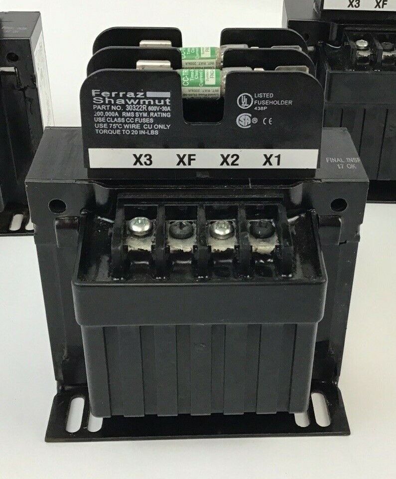 HAMMOND PT200MHMC-3 1PH TRANSFORMER W/ 30322R FUSE HOLDER***LOTOF3***