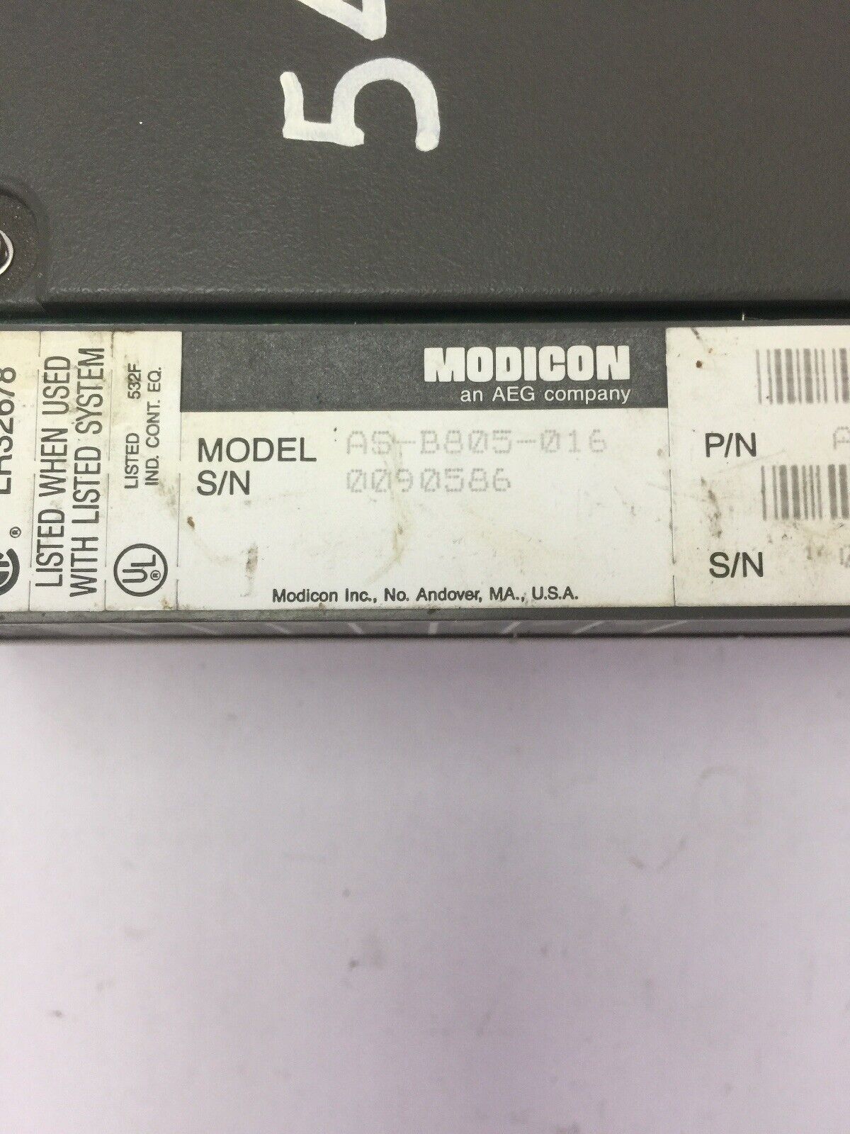AEG MODION SCHNEIDER AS-B805-016 INPUT MODULE 115VAC