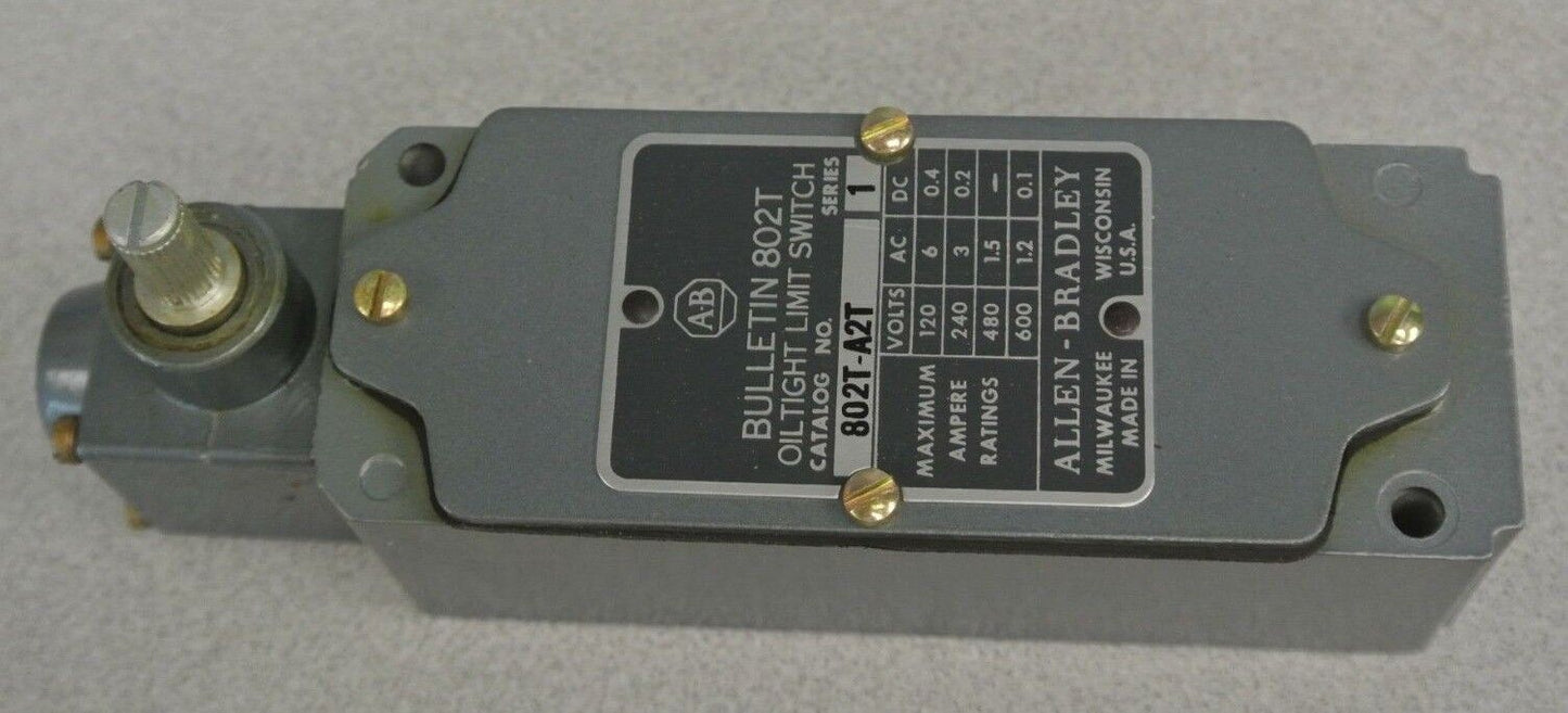 ALLEN-BRADLEY 802T-A2T OILTIGHT LIMIT SWITCH / SPRING RETURN / NEW SURPLUS