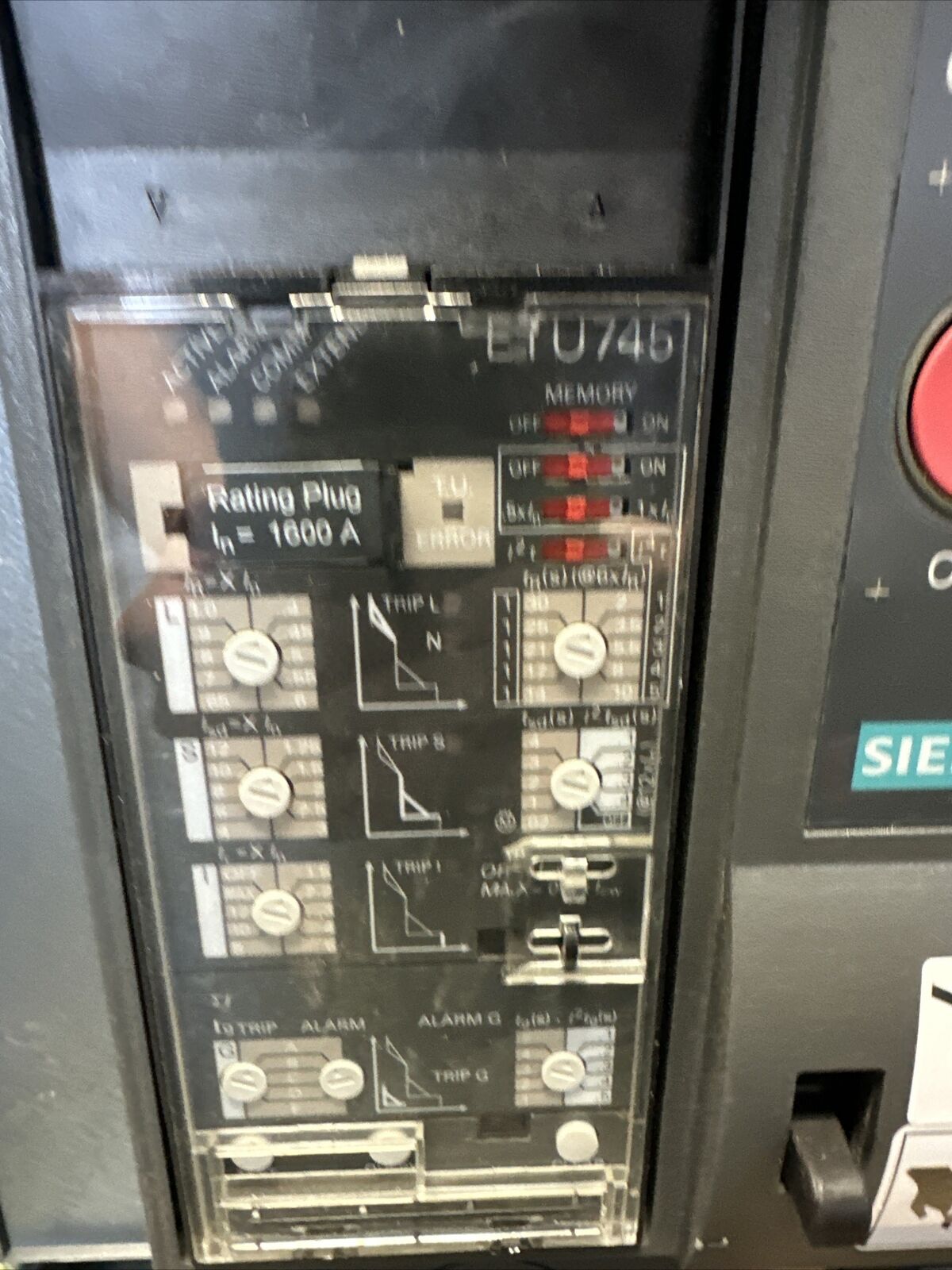 SIEMENS L2A316TGCXXXXXN 1600A 635VAC INTEGRATED CUBICLE BUS