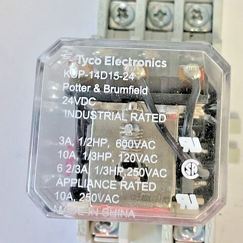 TYCO KUP-14D15-24 RELAY 24VDC W/ ALLEN BRADLEY 700-HN154 SER.A 15A ***LOTOF4***