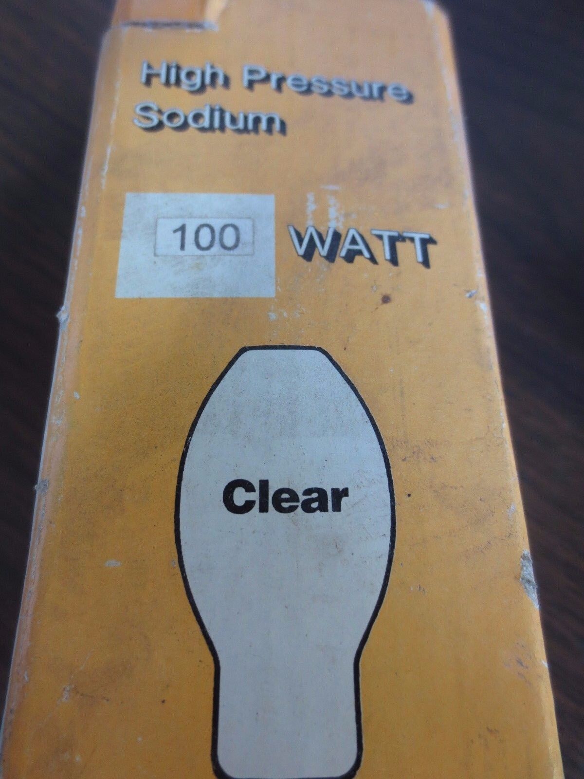 LU100/M HIGH PRESSURE SODIUM BULB - 100W - CLEAR - NEW SURPLUS