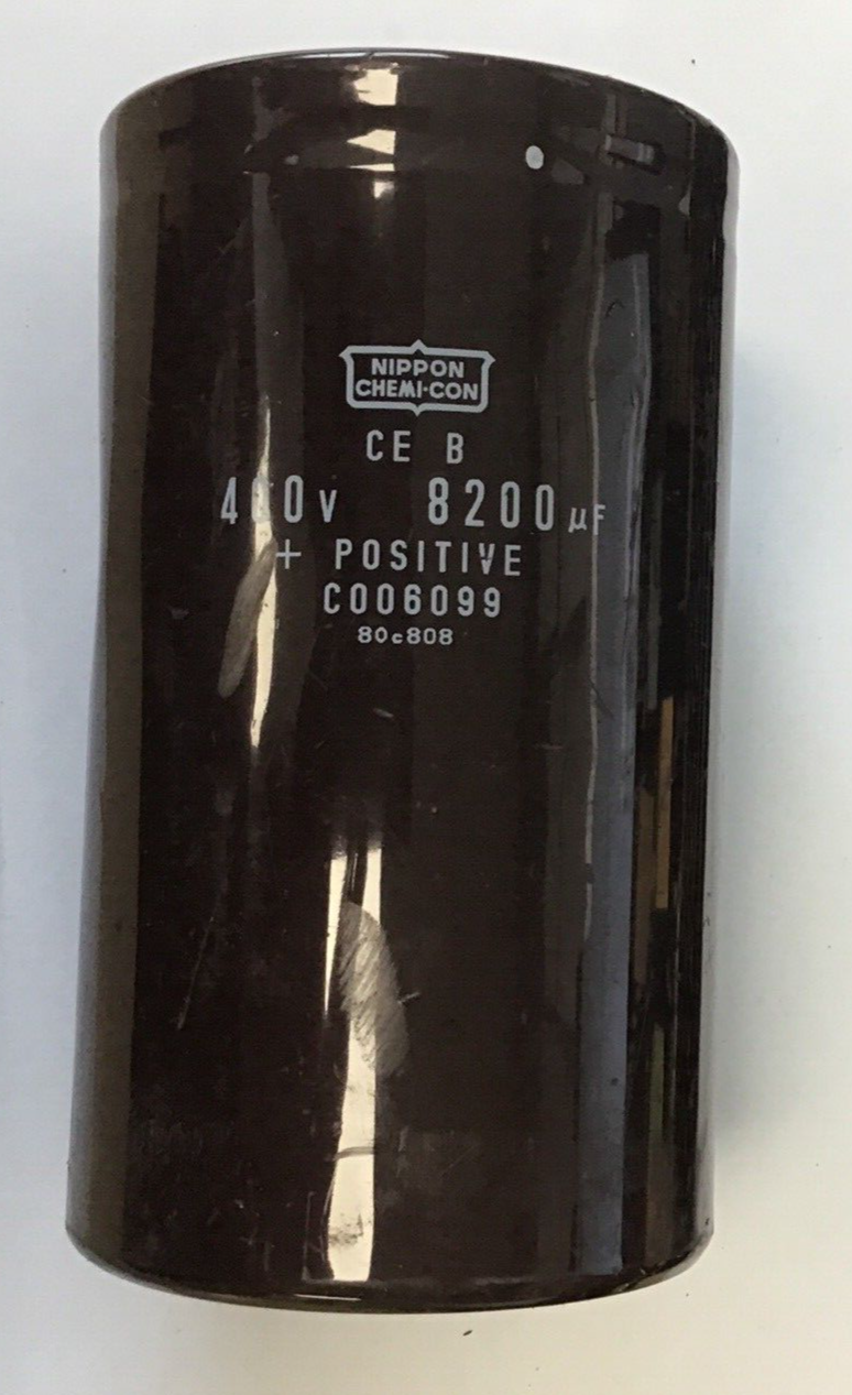 NIPPON CHEMI-CON C006099 CAPACITOR 400V 8200UF