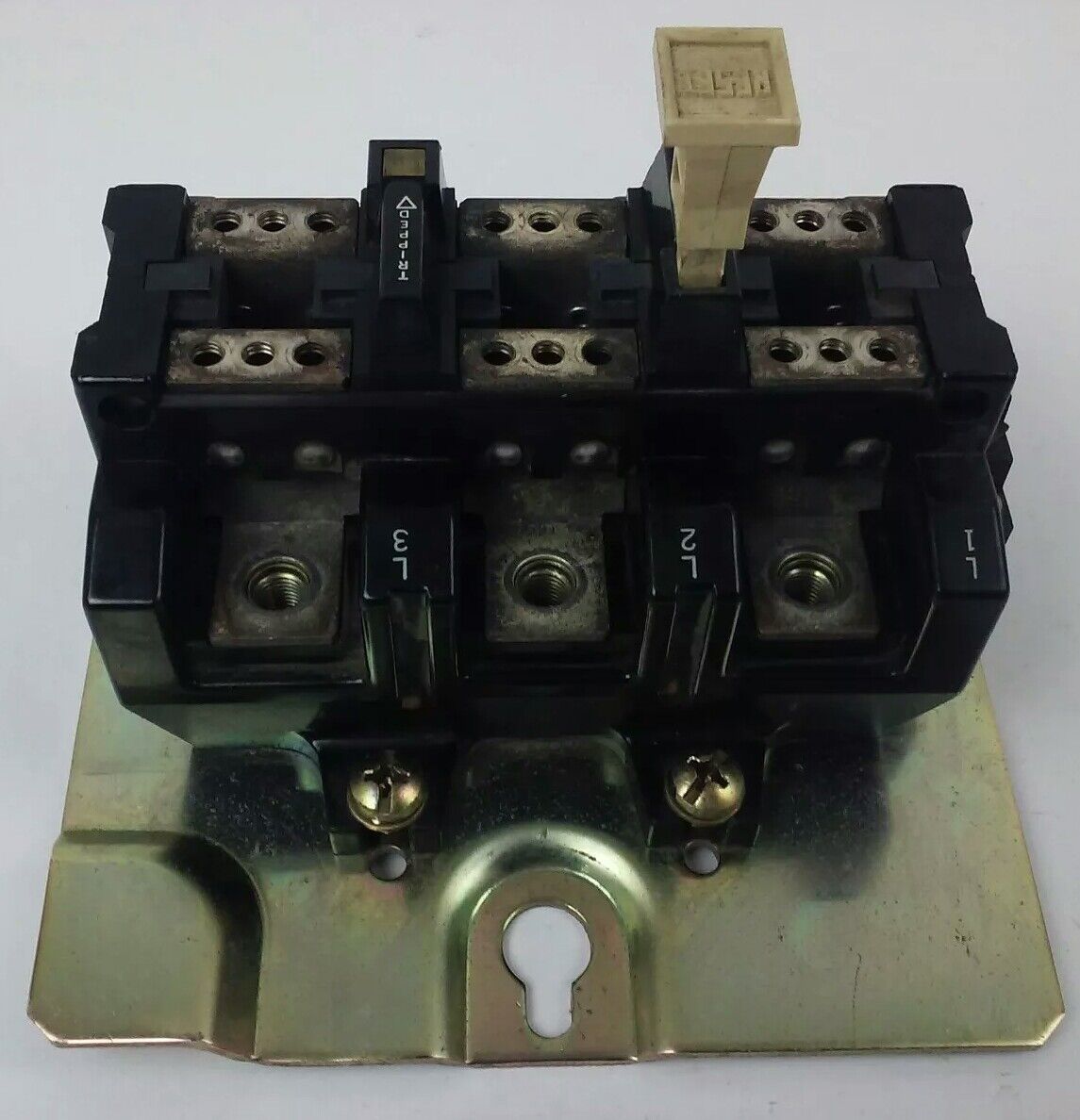 ALLEN BRADELY 592-DOV16 SERIES A OVERLOAD RELAY MISSING SCREWS, BOLTS AND TEST