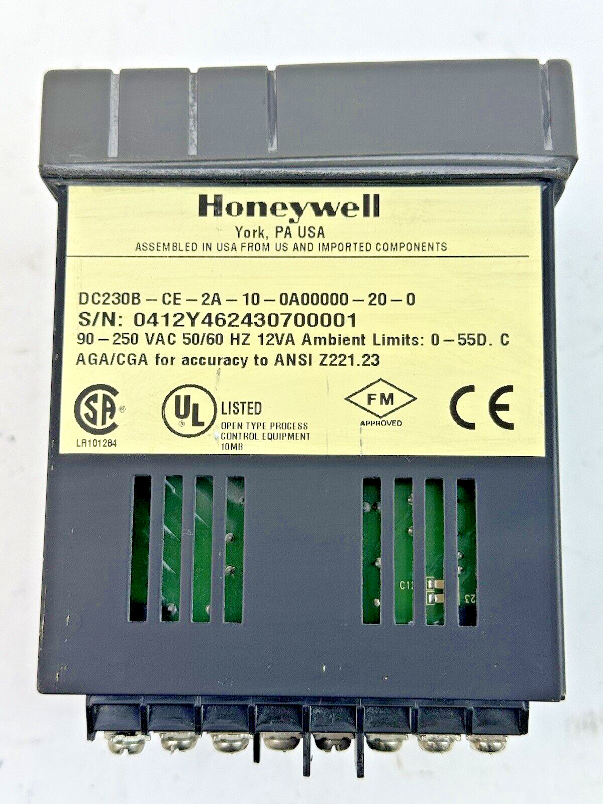 HONEYWELL - DC230B-CE-2A-10-0A00000-20-0 - DIGITAL TEMPERATURE CONTROLLER