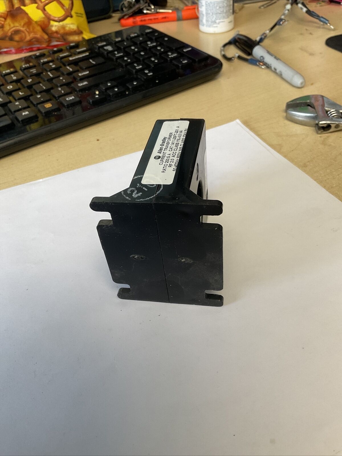 ALLEN BRADLEY 1411-2SFT-201 CURRENT TRANSFORMER RATIO200:5 600V 10KV***LOTOF3***