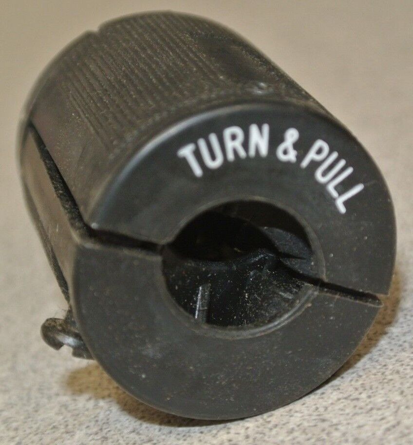 HUBBELL 7465VBLK VALISE / DEAD FRONT PLUG / 15A / 125VAC or DC