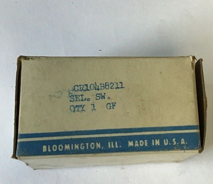 GENERAL ELECTRIC CR104B8211 SELECTOR SWITCH