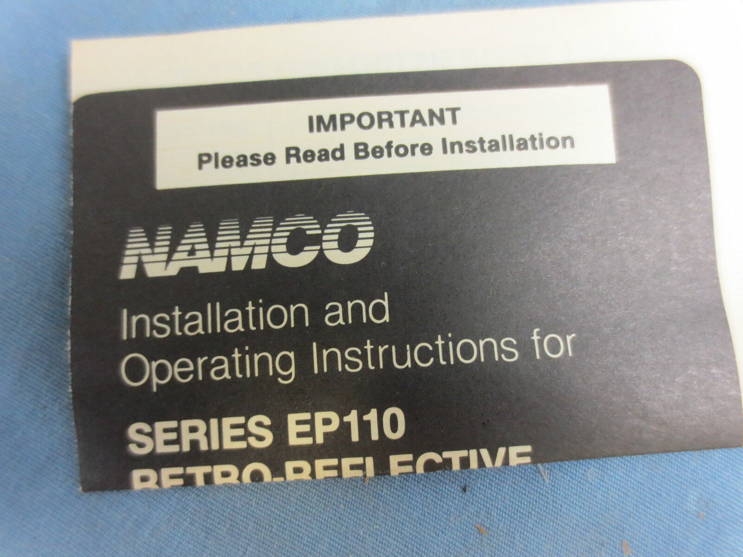 NAMCO EP110-12090 - PHOTOELECTRIC RETRO-REFLECTIVE SENSOR - NEW SURPLUS