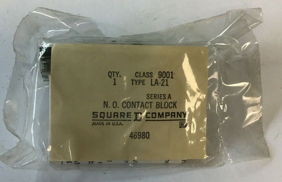 SQUARE D 9001 LA-21 CONTACT BLOCK SER.A ***LOTOF23***