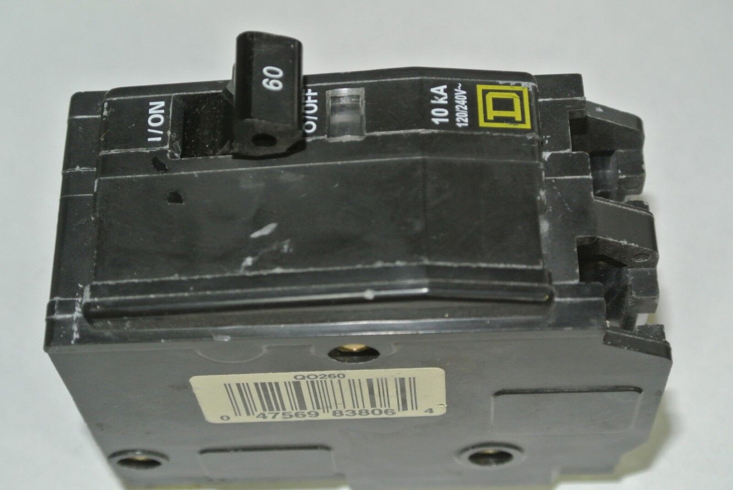 SQUARE D CIRCUIT BREAKER - 2-POLE, 1 THROW - 60A