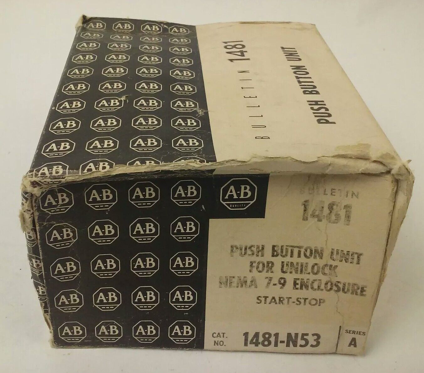 ALLEN BRADLEY 1481-N53 SERIES A PUSH BUTTON KIT, NEMA 7-9 ENCLOSURE, START-STOP