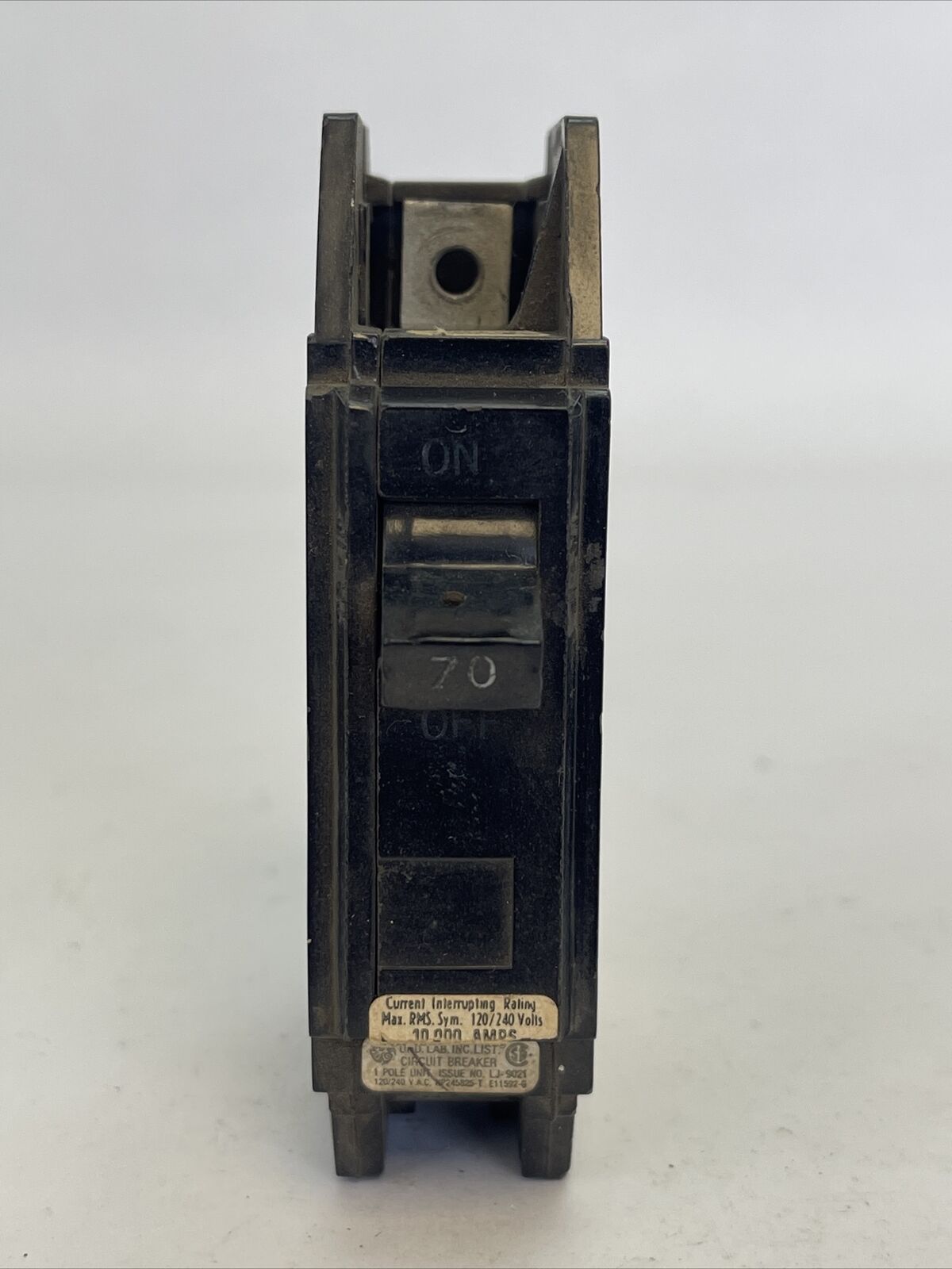 GE THQC1170 CIRCUIT BREAKER 70AMP 1POLE 120/240VAC