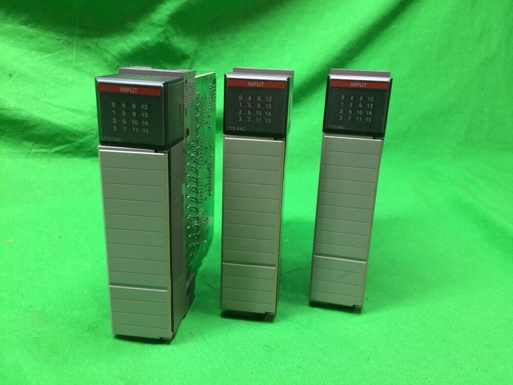 *LOT OF 3* ALLEN BRADLEY SLC 500 INPUT MODULE 1746-IA16 SER. C