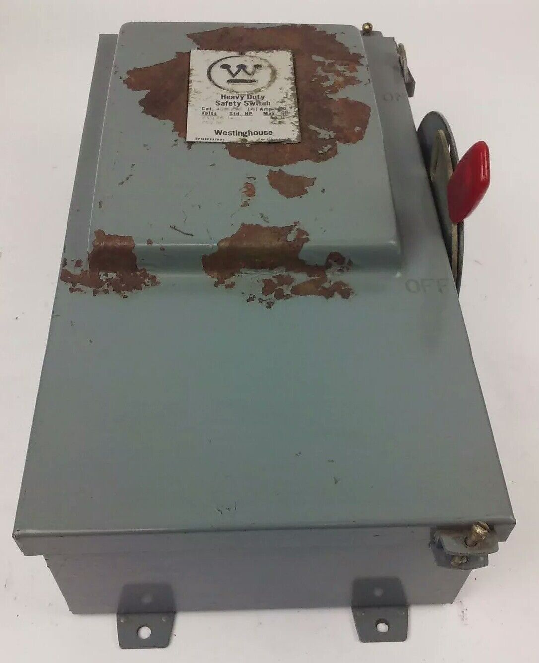 WESTINGHOUSE JHU222 H.D. SAFETY SWITCH NON FUSIBLE, 2PH, 60A, 240V/250DC,NEW JHU
