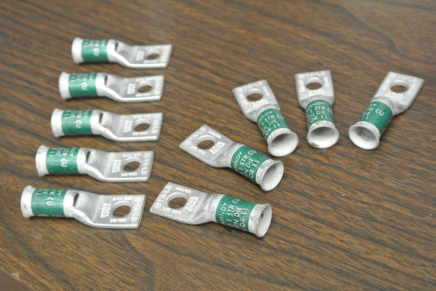 LOT of 10 / BURNDY YA1CLB HYLUG / BELLUG 1STR/2FX-5/16STD / 502060 / NEW SURPLUS