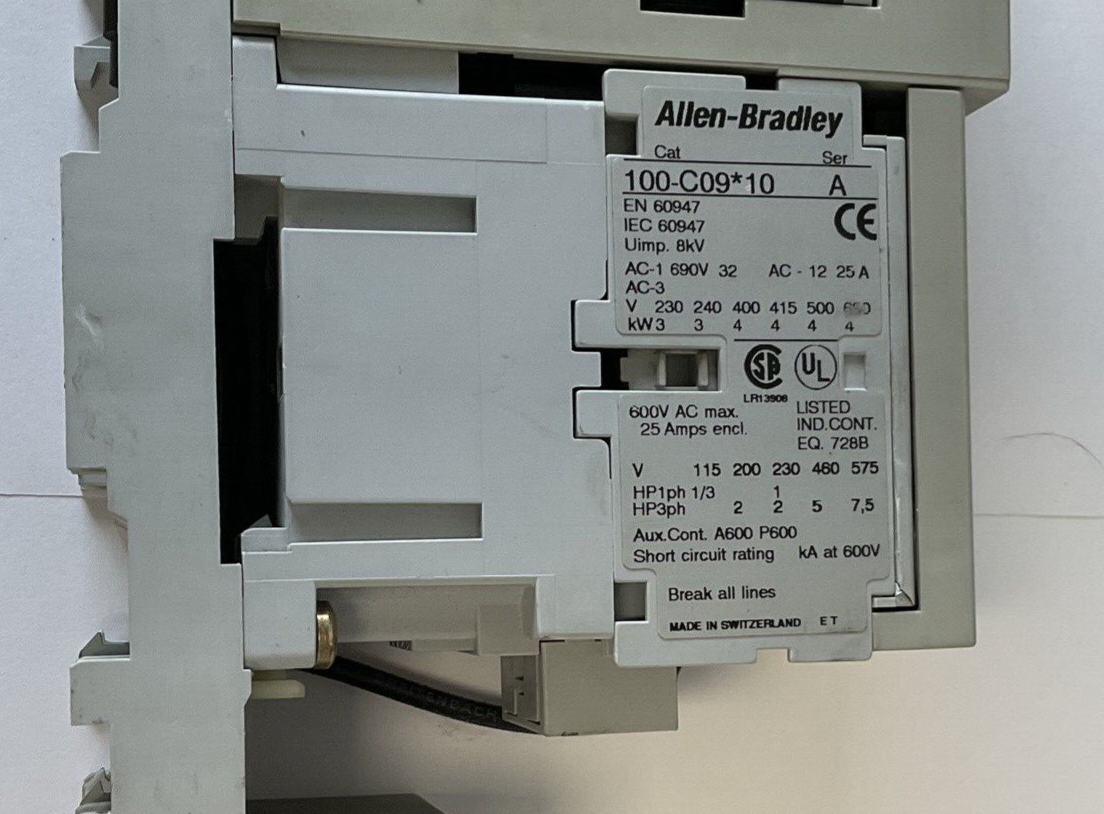ALLEN BRADLEY 190S-AND2-CB25C COMBINATION STARTER SER.A
