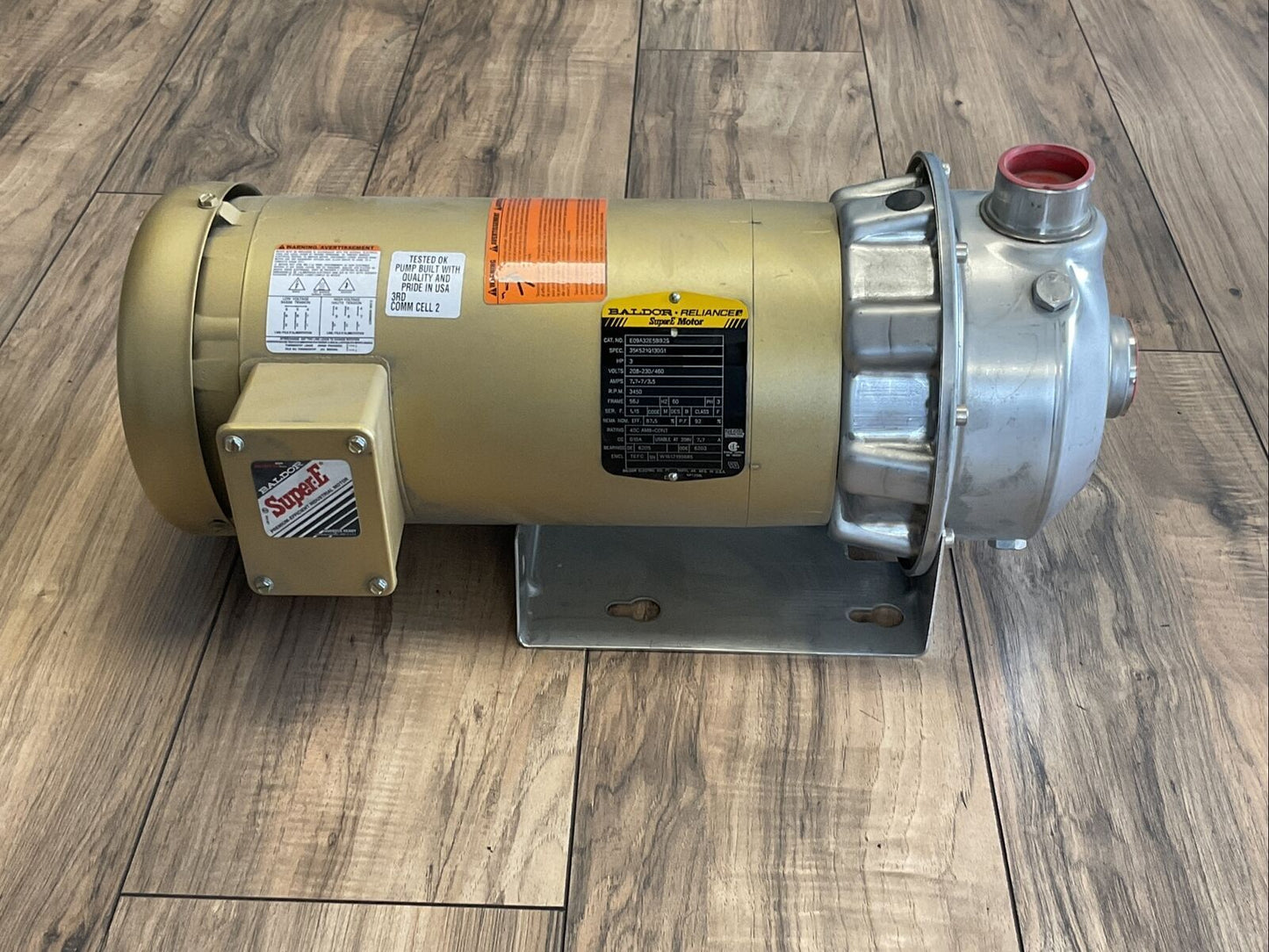 GOULD WATER TECHNOLOGY 2ST1H9A4BM NPE 1 1/4 X 1 1/2-6 PUMP E09A32E5BB2S 3HP