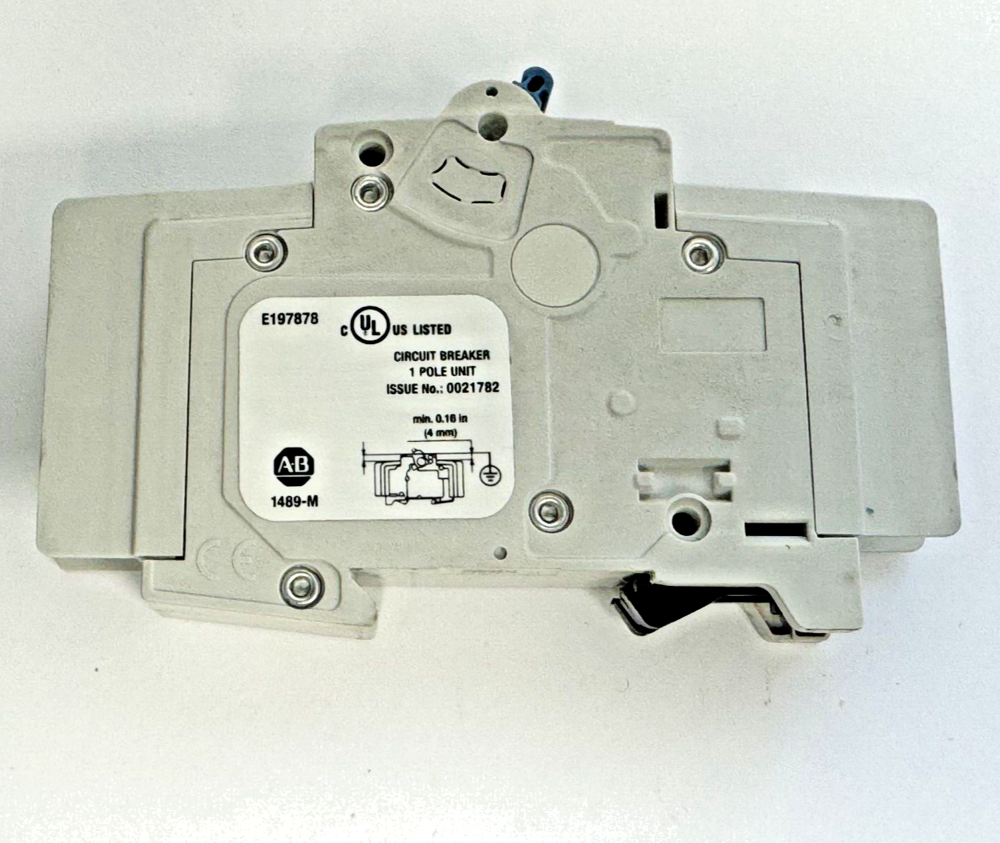 ALLEN-BRADLEY - 1489-M1D070 SER. D - MINIATURE CIRCUIT BREAKER - 1 P, 7A, 277 V