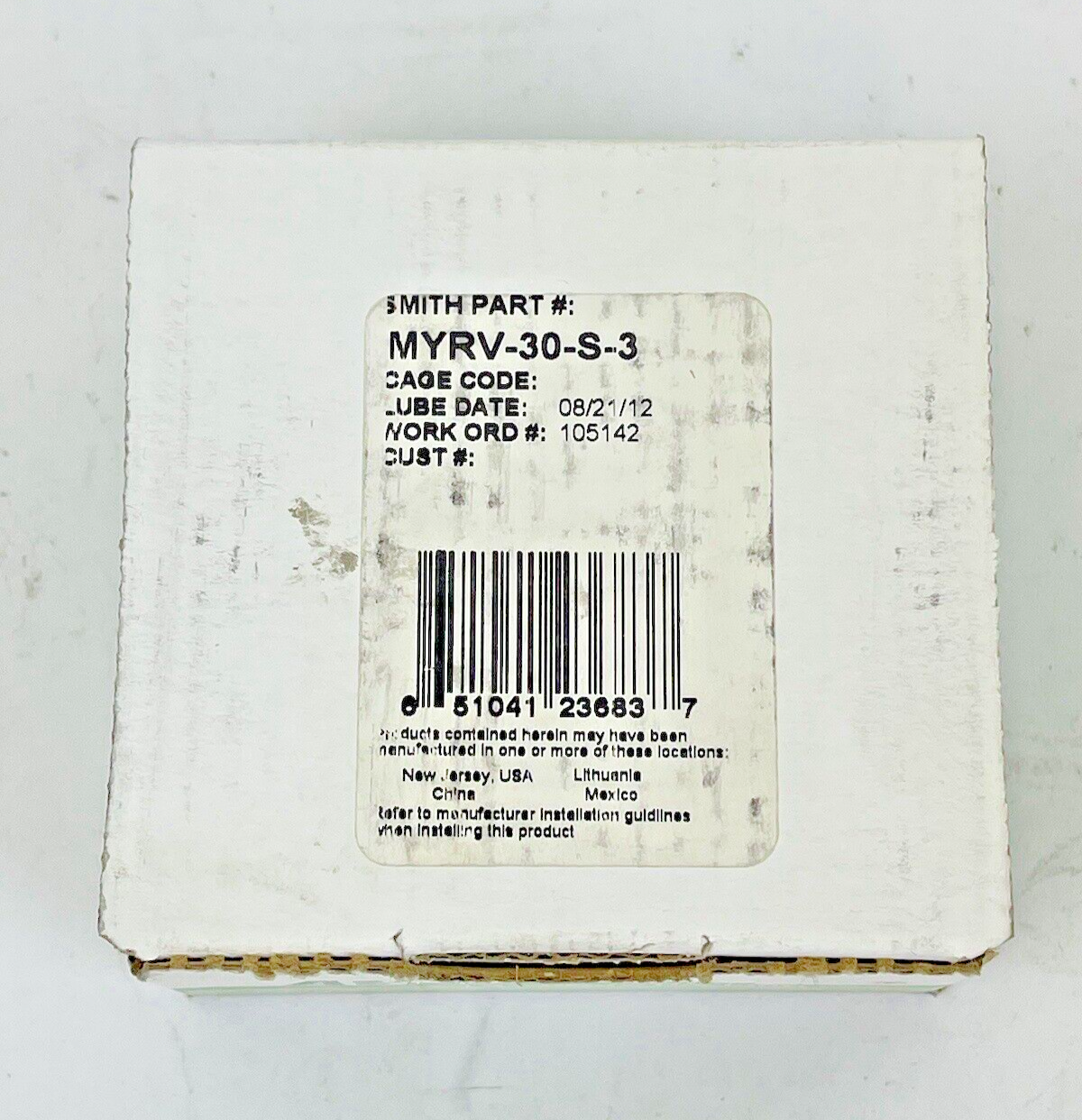 SMITH BEARING - MYRV-30-S-3 - NEW CAM YOKE ROLLER BEARING
