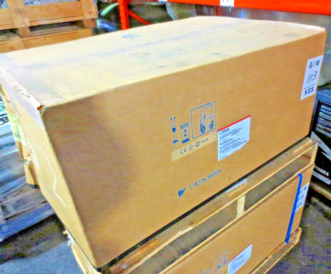 YASKAWA CIMR-LU2A0346AAA / L1000A AC DRIVE - 200V, 3PHASE, 346A - ELEVATOR DRIVE
