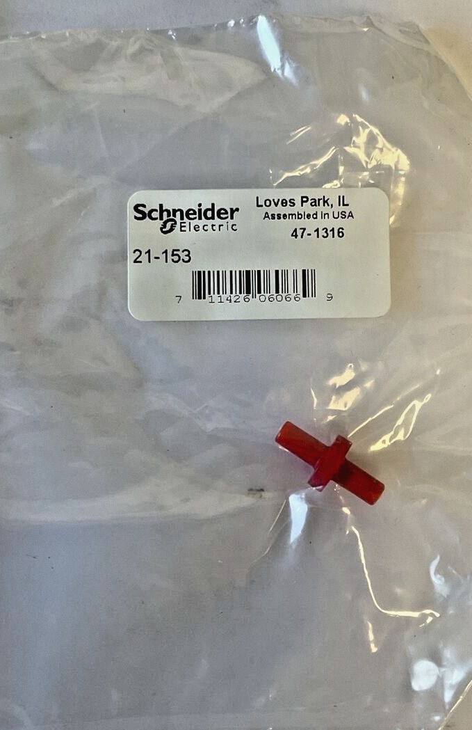 SCHNEIDER ELECTRIC 21-153 INLINE RESTRICTER ***LOTOF2***