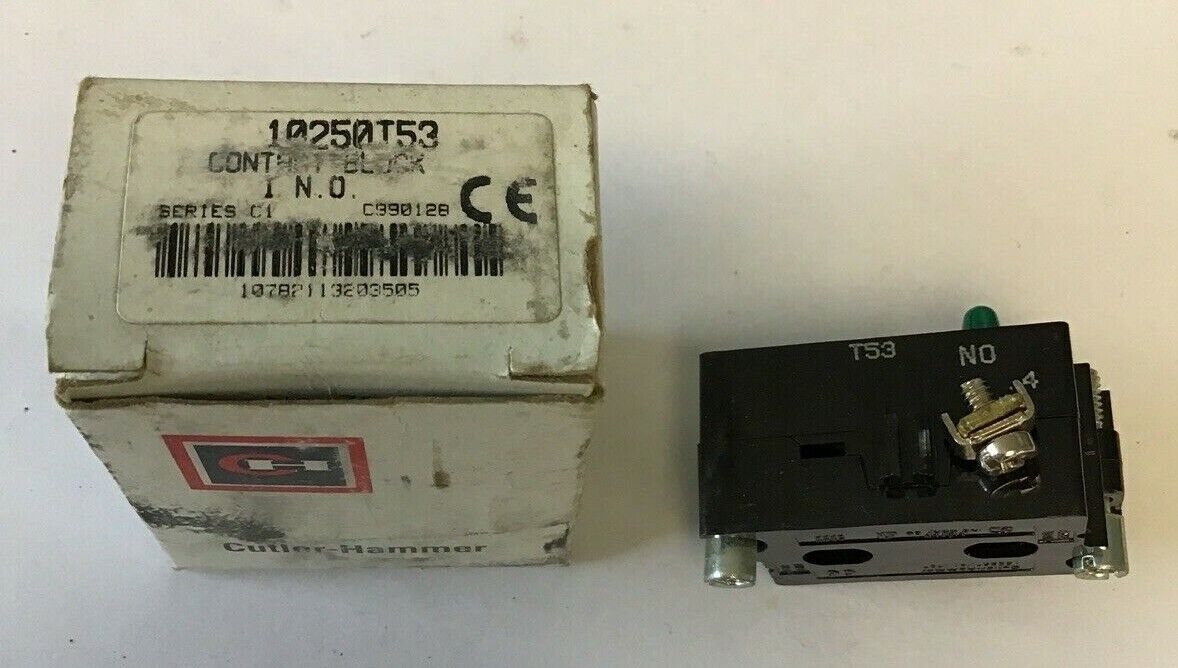 CUTLER HAMMER 10250T53 CONTACT BLOCK SER.C1