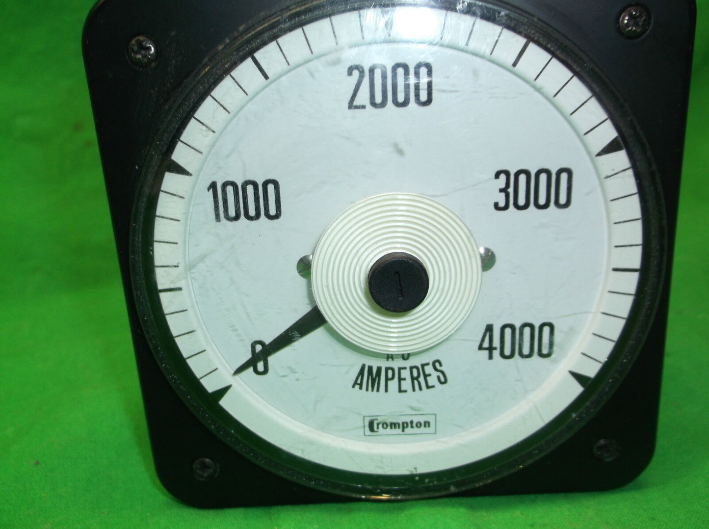 CROMPTON INSTRUMENTS PANEL METER A-C AMPERES 0-4000